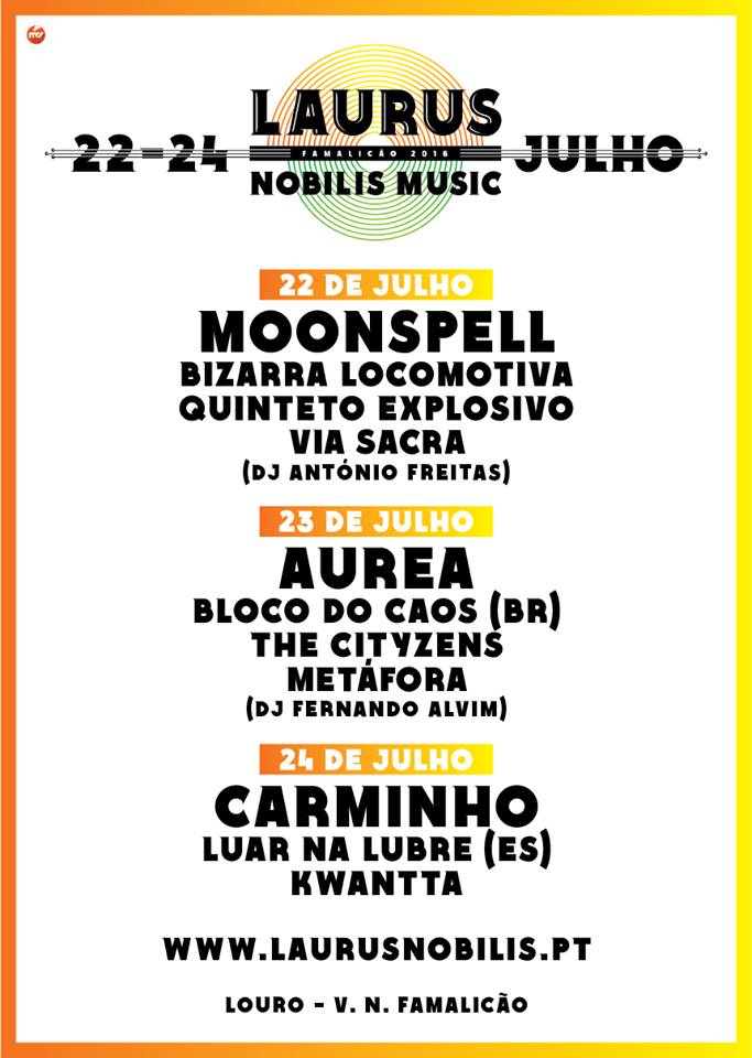 Fechado o cartaz da edição de 2016 do Laurus Nobilis Music